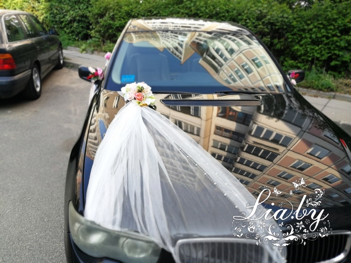 Композиция на капот с фатином — фото 8