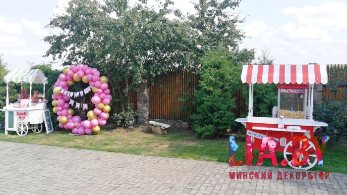 Фотозона Candy bar тележка — фото 6