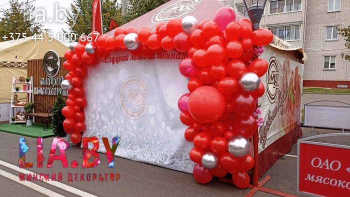 украшение шарами