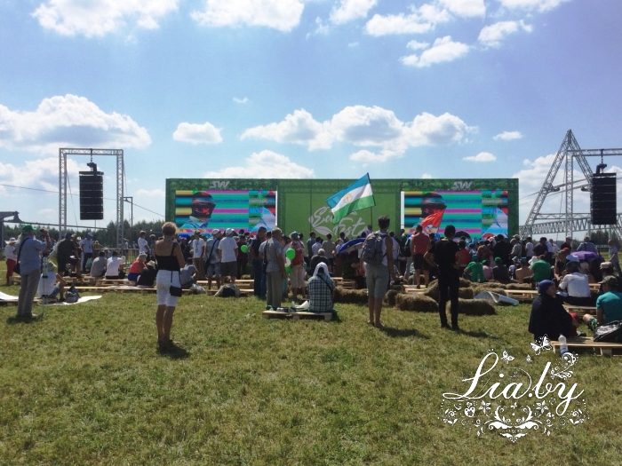 Украшение шарами мероприятия Open-Air в Пуховичах