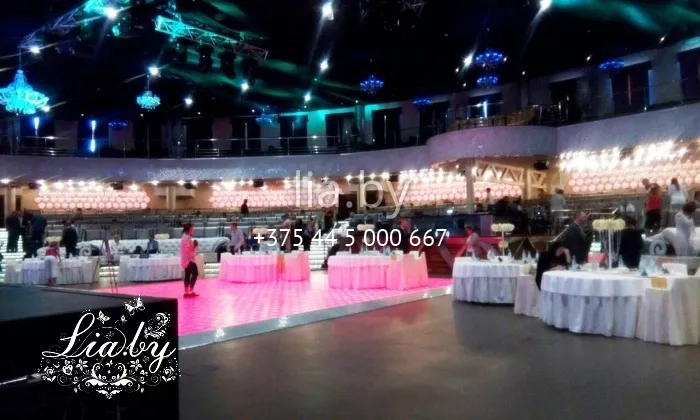Украшение концертного зала на банкет в Prime Hall